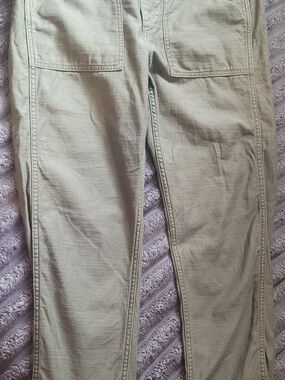 American Eagle Casual Beach 90s  Stretch Work Pants - US6 military Green/olive